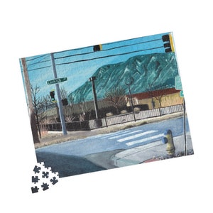 CO LANDSCAPE PUZZLE of Original Oil Painting Artwork Jigsaw Puzzle, Adult Puzzle, Kids Puzzle, Unique Puzzle Holiday Christmas Gift Idea