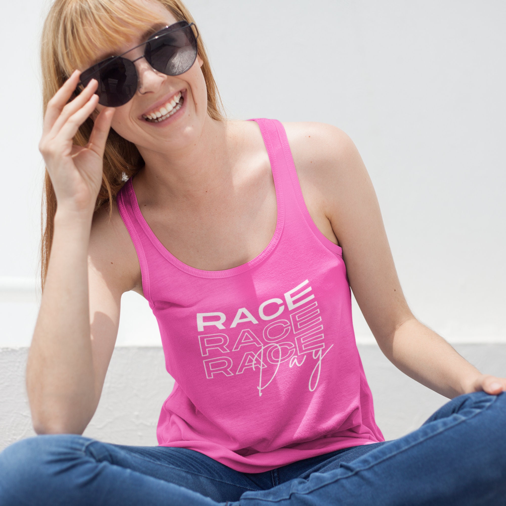 Race Day | Women's Racing Tank Top, Racetrack Life - Etsy