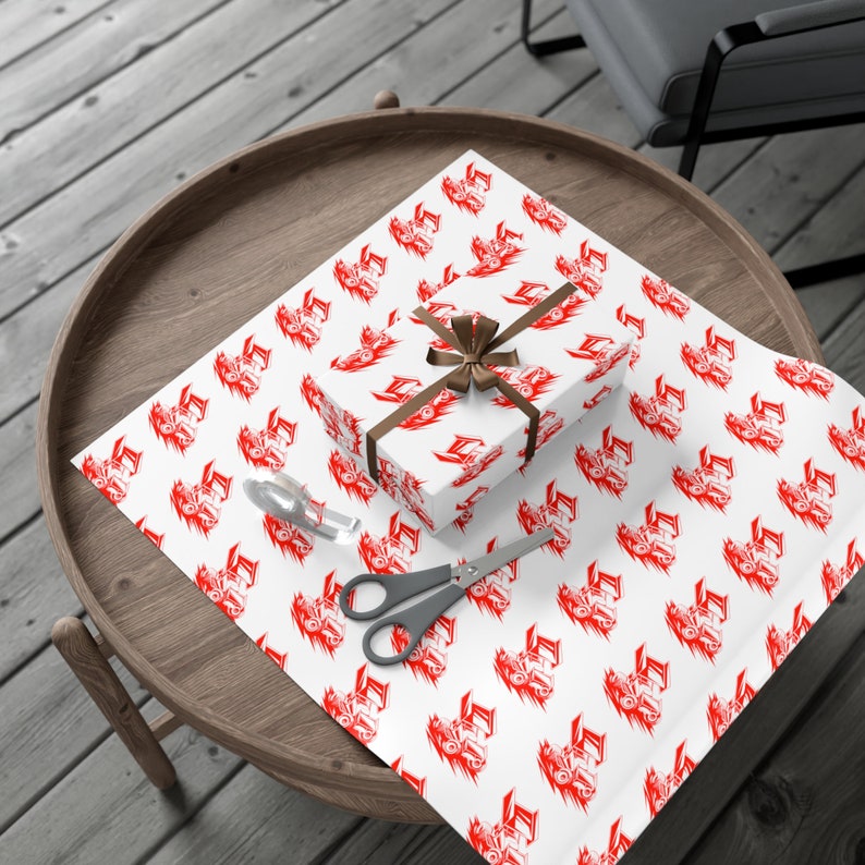 Winged Sprint Car Gift Wrapping Paper, Racing Gift Wrap, Christmas Holiday Gifting Papers image 4
