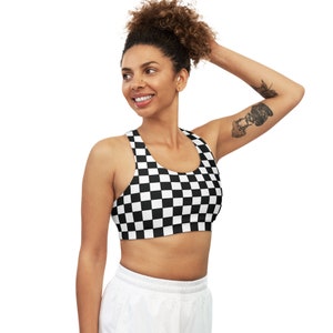 checkerboard bralette