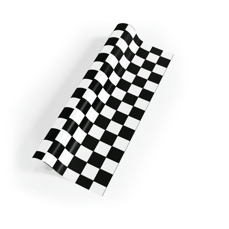 Checkered Gift Wrap, Racing Gifts, Presents For Racers, Christmas Giftwrap, Birthday, Race Mom image 5
