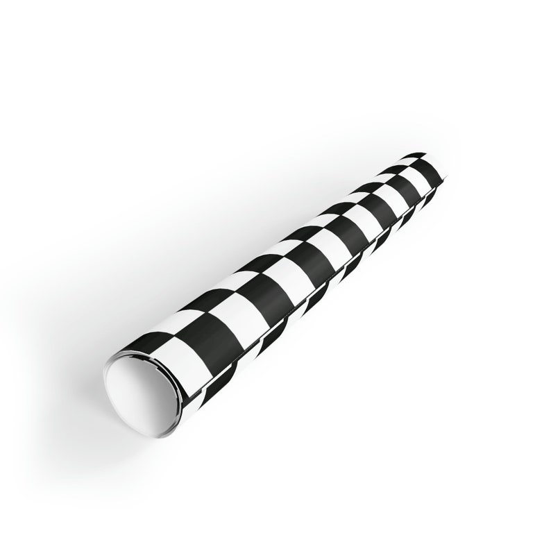 Checkered Gift Wrap, Racing Gifts, Presents For Racers, Christmas Giftwrap, Birthday, Race Mom image 4