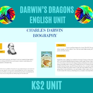 Darwin&#39;s Dragons Book Unit: Evolution and English