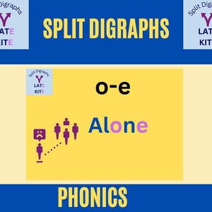 Split Digraph Flashcards Phonic Cards