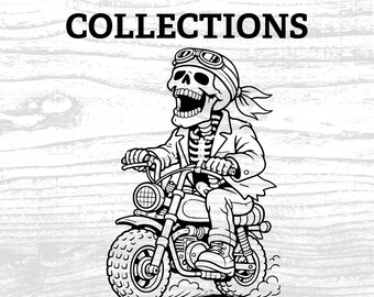 Skelton en Minibike, bicicleta, motocicleta riendo, archivo digital PNG