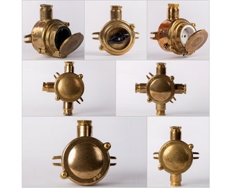 Solid Brass Connection Junction Box Switch Socket, Industrial Outdoor Junction Box, Brass Schuko Socket, Industrial Lighting Rotary Switch