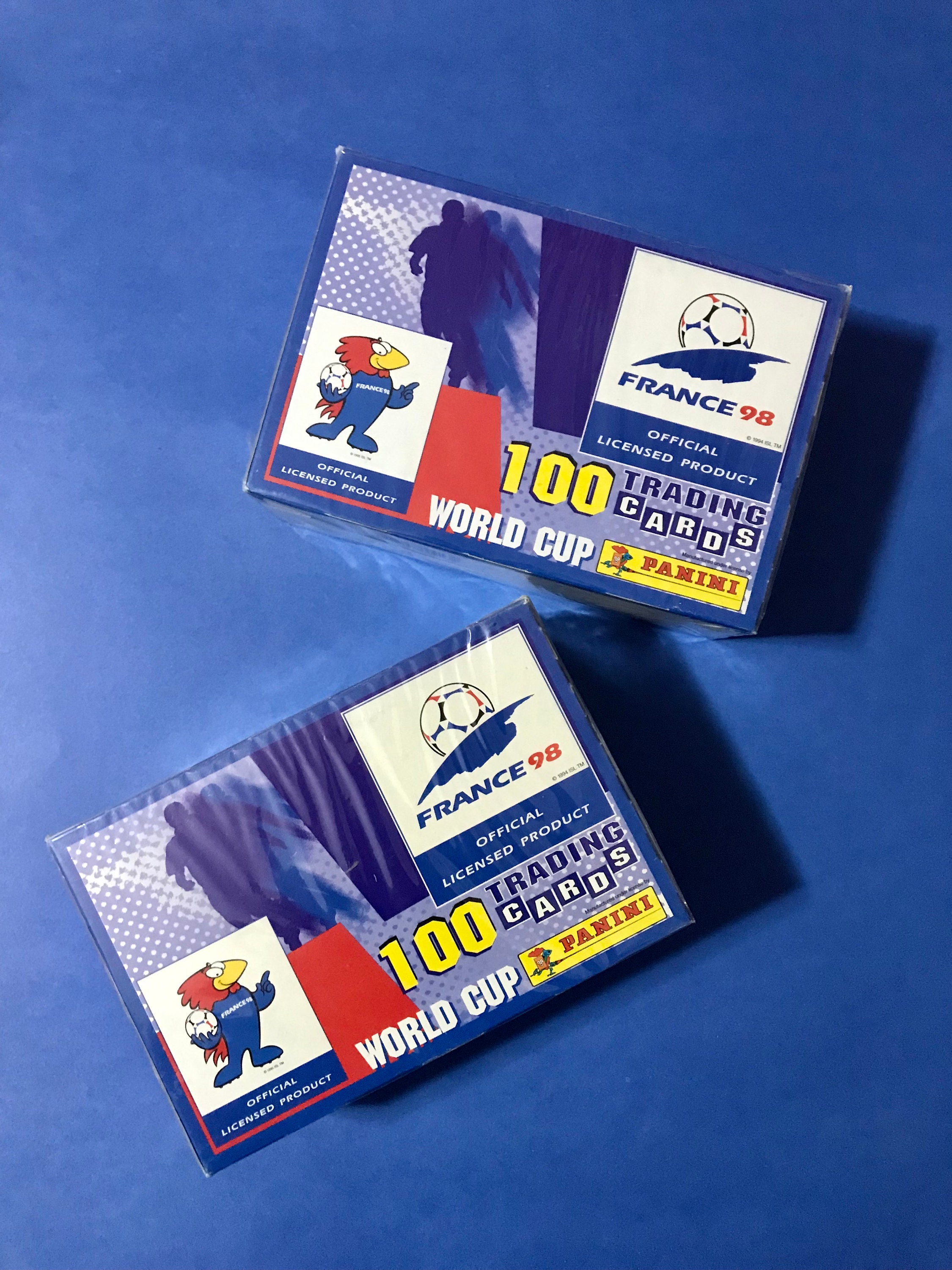 PANINI FRANCE 98 Trading Cards Unique Bundle: 1 PANINI FRANCE 98 Trading Cards Unique Bundle: 1