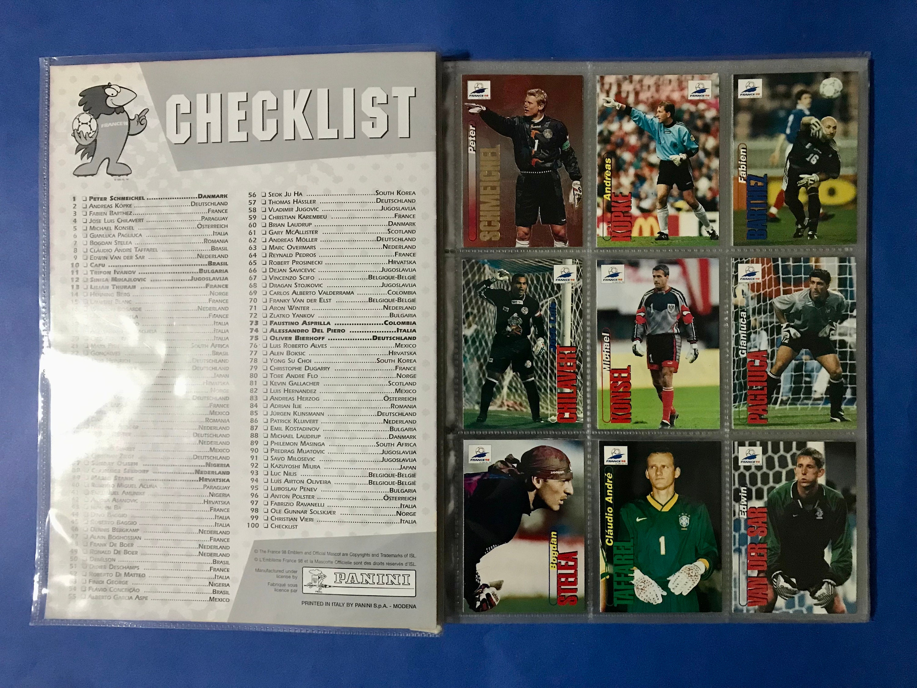 PANINI France 98 Trading Cards Bundle: International and Japanese