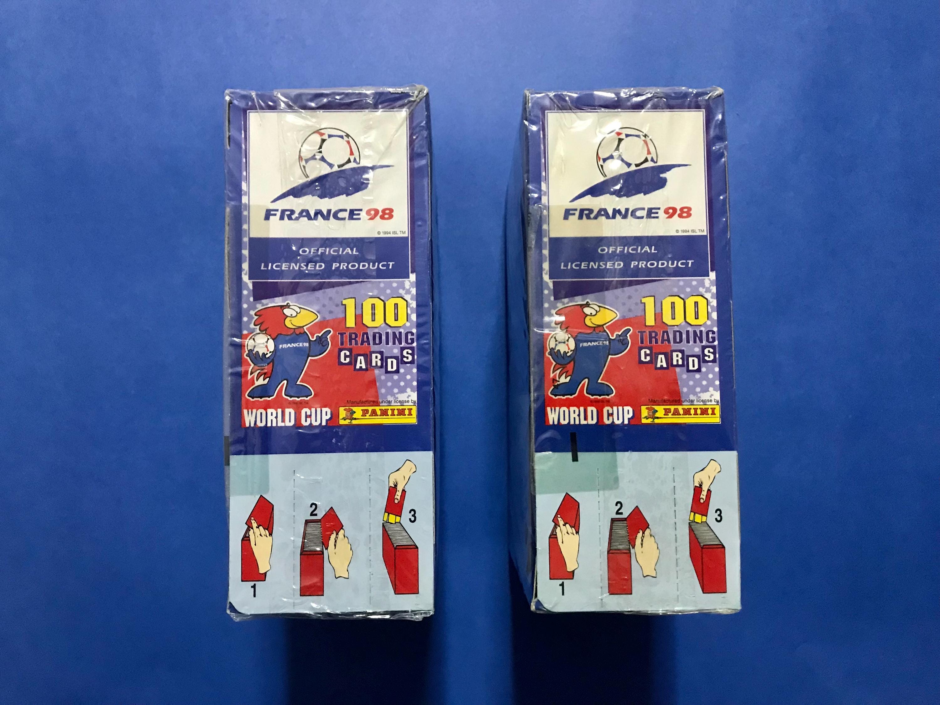 PANINI France 98 Trading Cards Bundle: International and Japanese