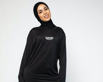 Modest Activewear Top - Effortless Black