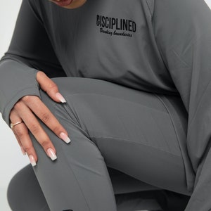 Modest Activewear/Swimwear Hoodie Essential Charcoal image 3