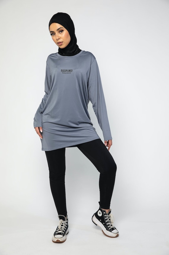 Modest Activewear Top CORE CHARCOAL -  Canada