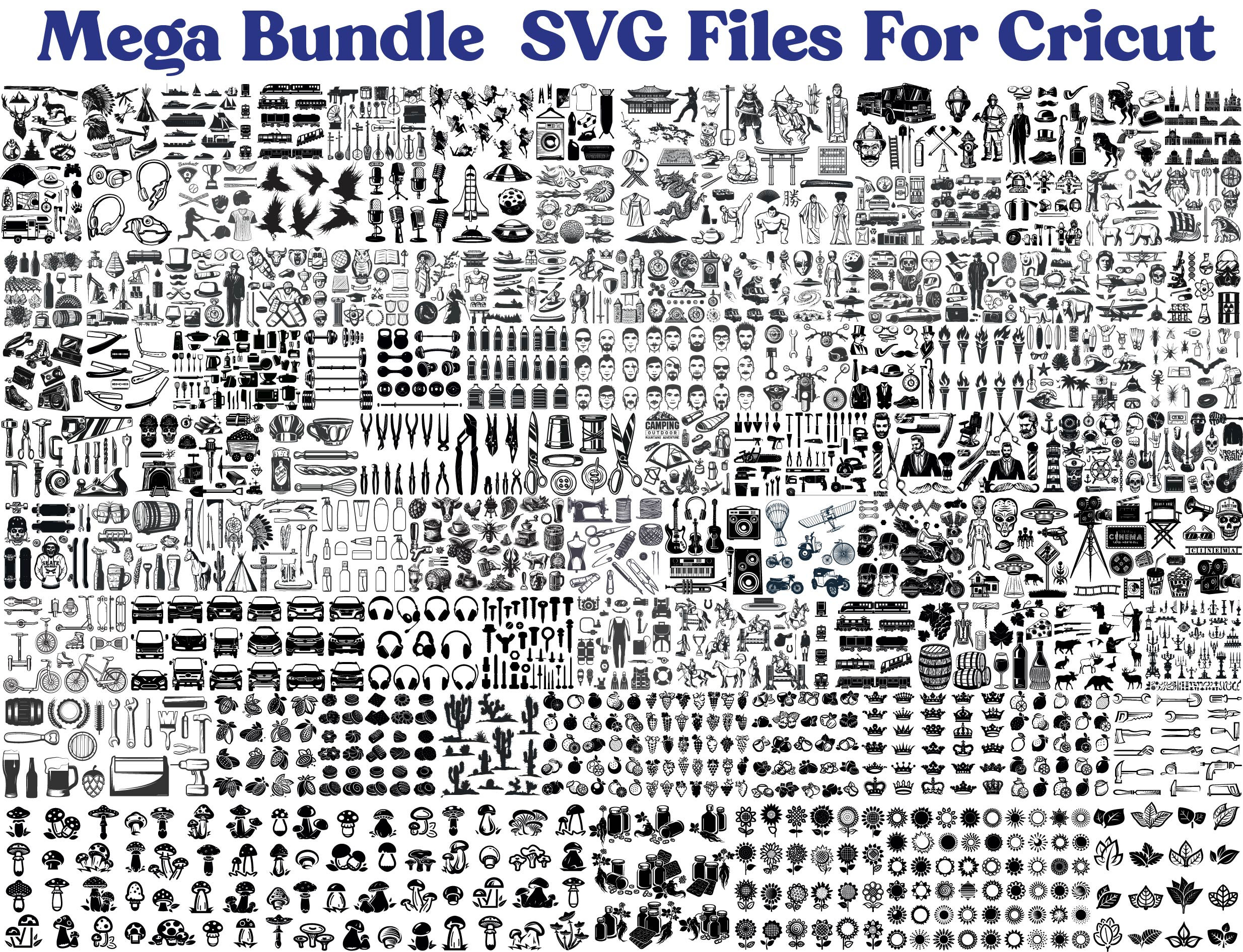 Svg Bundle - Svg Files for Cricut - Svg Bundles - Svg for Shirts - Svgs ...