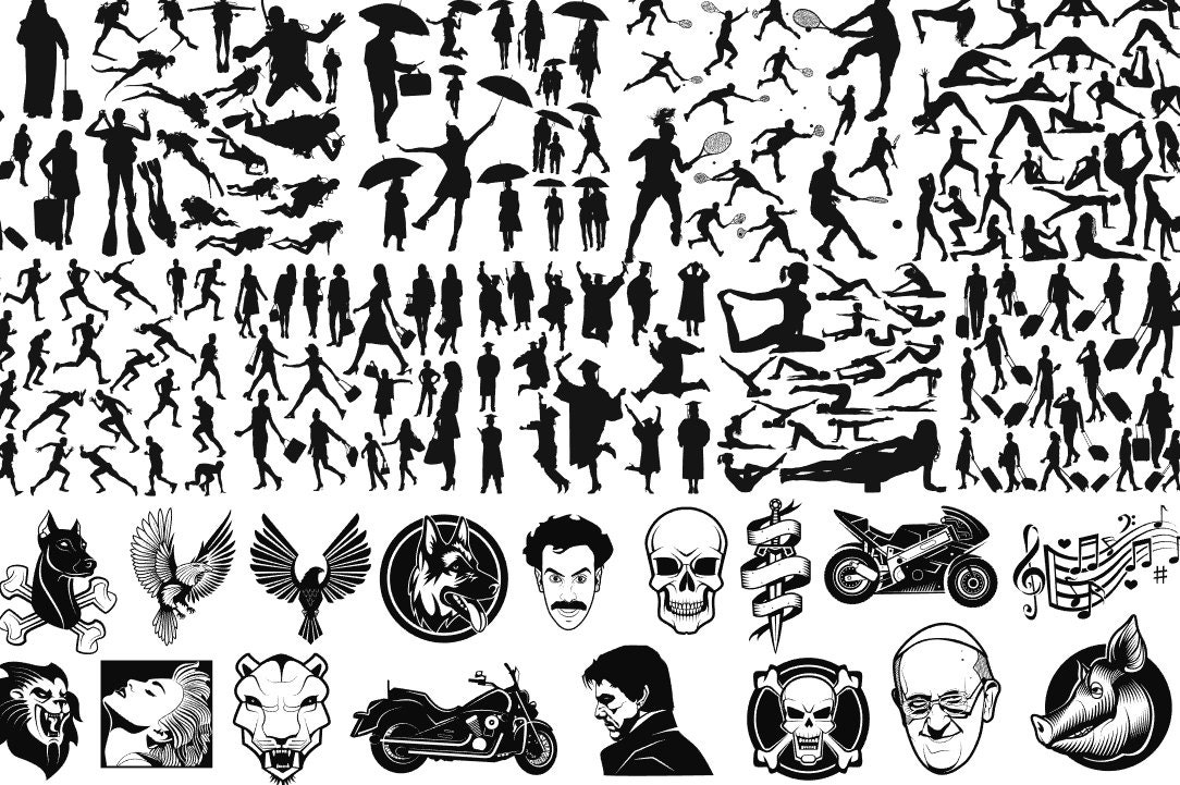 Svg Bundle - Set Svg Design Bundle - SVG Cdr PNG Ai Files for Cutting ...