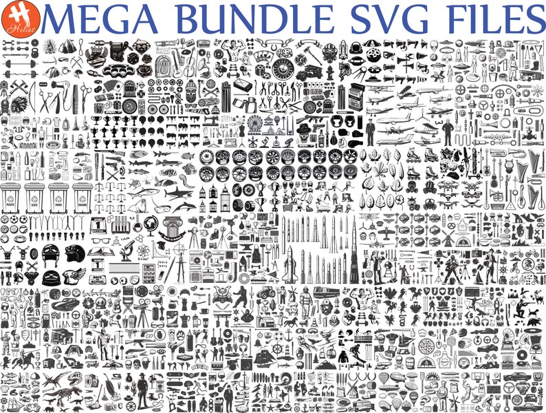 Svg Cut Files For Cricut Mega Svg Bundle Silhouette Instant Download