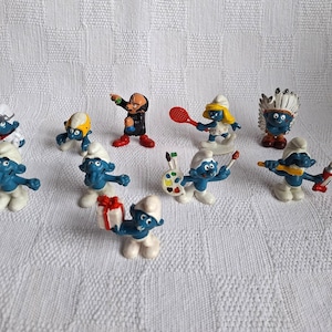 Schtroumpf Schleich: 20423 YOGA PROMO COLOMBE - TBE (Smurf Puffi Pitufo