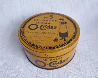 Antique tin O-Cedar mop