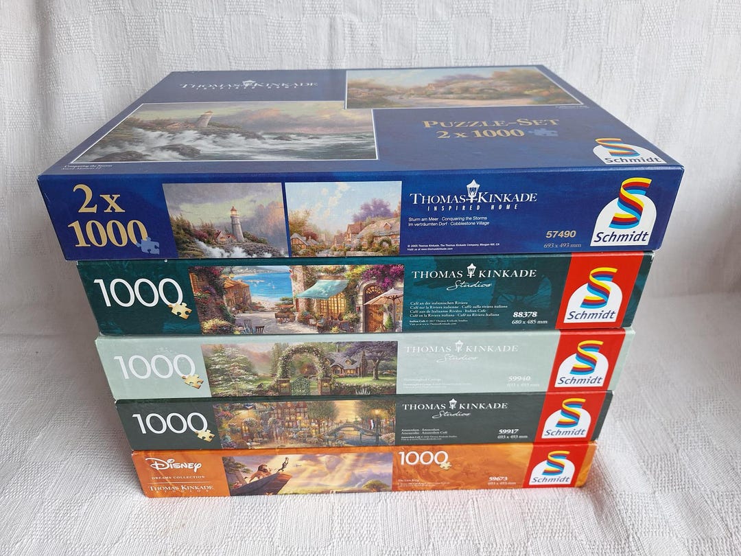 Schmidt Puzzle Thomas Kinkade 1000 Pieces Including Disney - Etsy