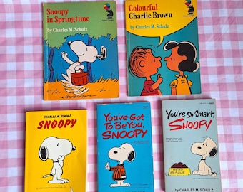 Snoopy books by Charles M. Schulz