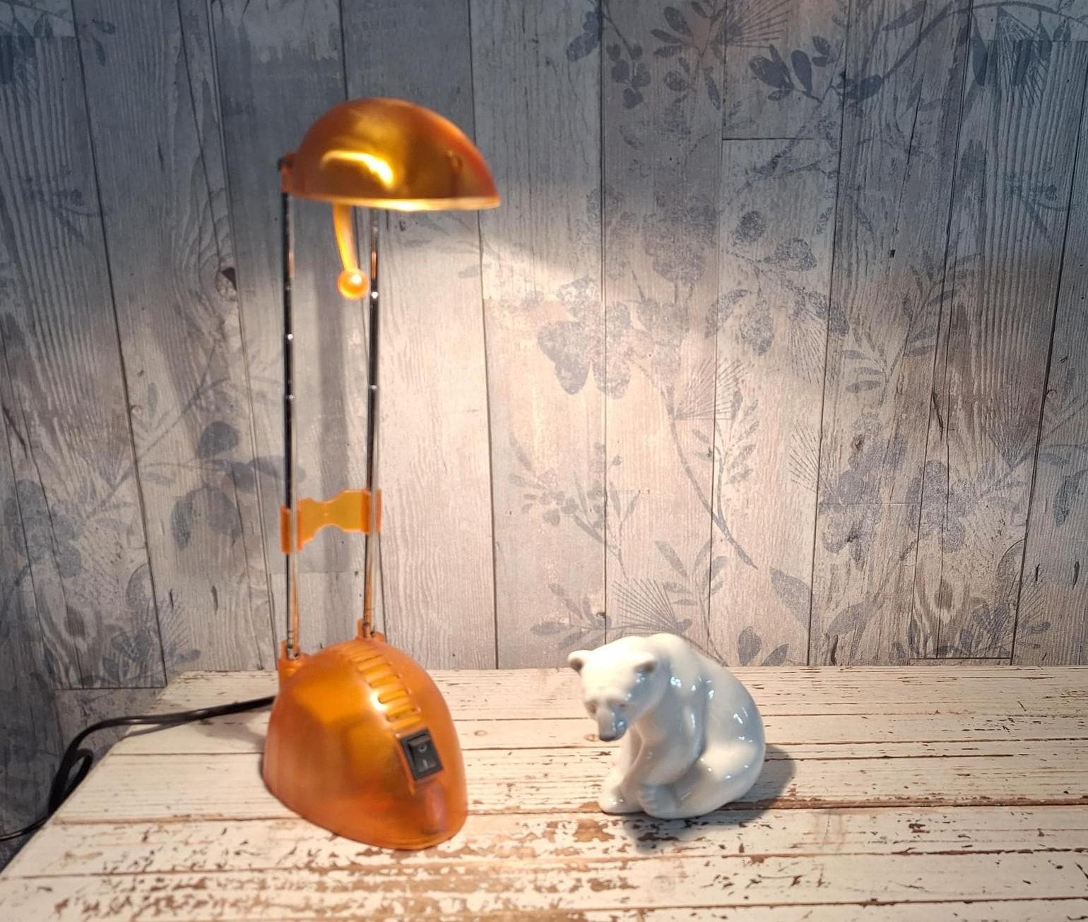 Vintage telescopische oranje bureaulamp - Etsy 日本