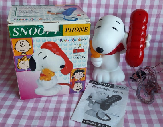 Peanuts Snoopy Phone With Money Box From ACL - Etsy