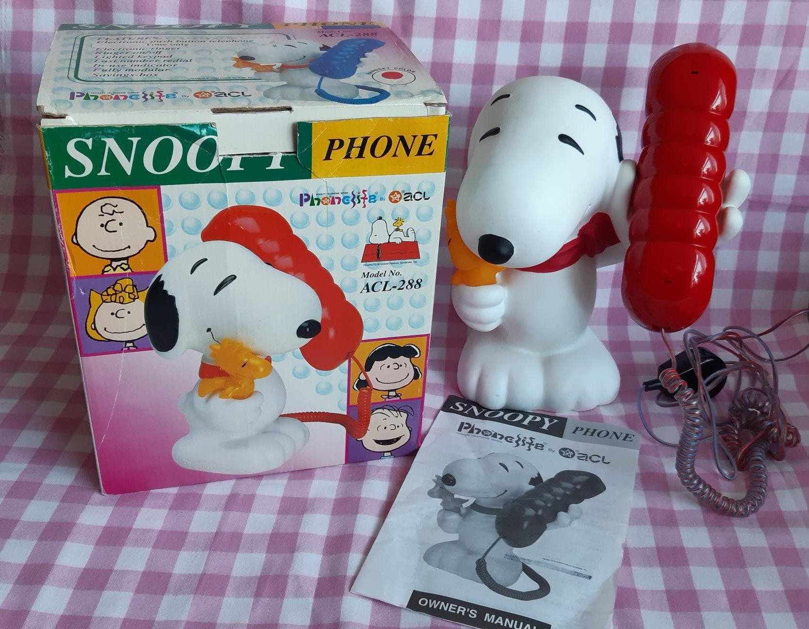 Peanuts Snoopy Phone With Money Box From ACL - Etsy