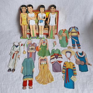 cardboard cut out dolls to dress Upcycled Cardboard Dress Up Dolls