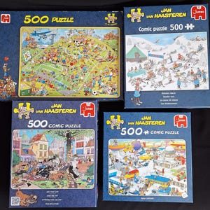 varios rompecabezas de Jan van Haasteren 500 piezas imagen 1
