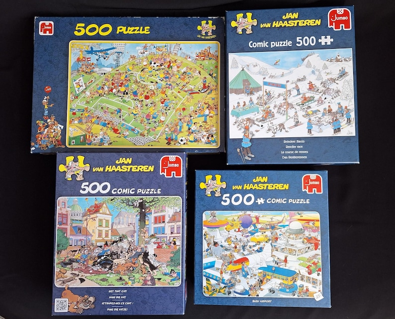 varios rompecabezas de Jan van Haasteren 500 piezas imagen 1