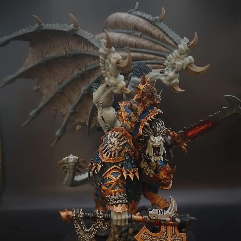 Commission-pro Painted Angron Daemon Primarch of the World Eaters ...