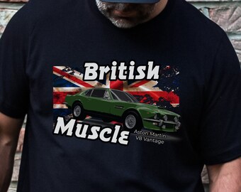 Car Gift Shirt, Aston Martin Classic Car Tshirt, Classic Sports Car Gift , Aston Martin Shirt, British Car Gift, Retro Car Tee, Car Hobby
