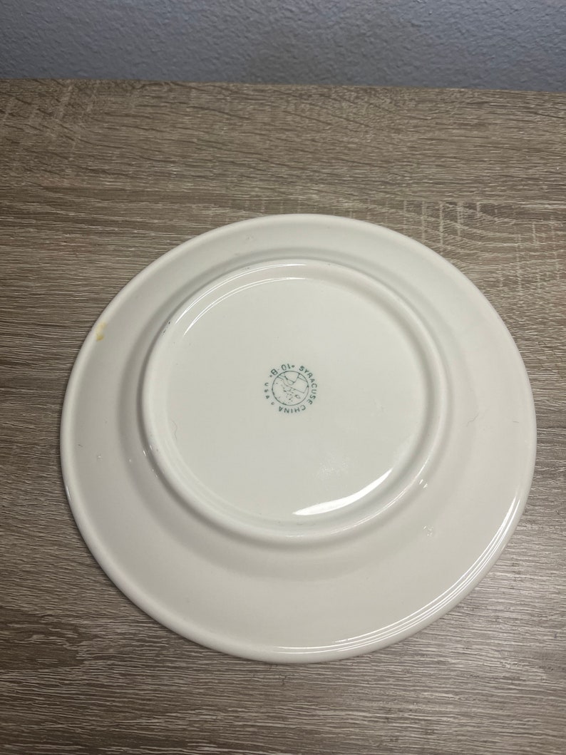 Vintage Syracuse Restaurant China Dinner Plate South Flora Hibiscus