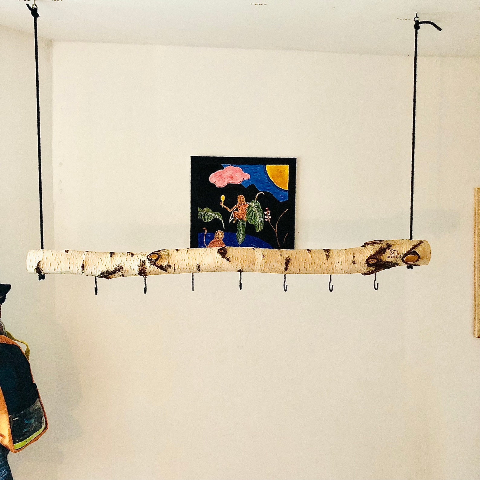 Hanging Wardrobe Birch Clothes Rail Birch Branch Birch Wardrobe Hanging ...