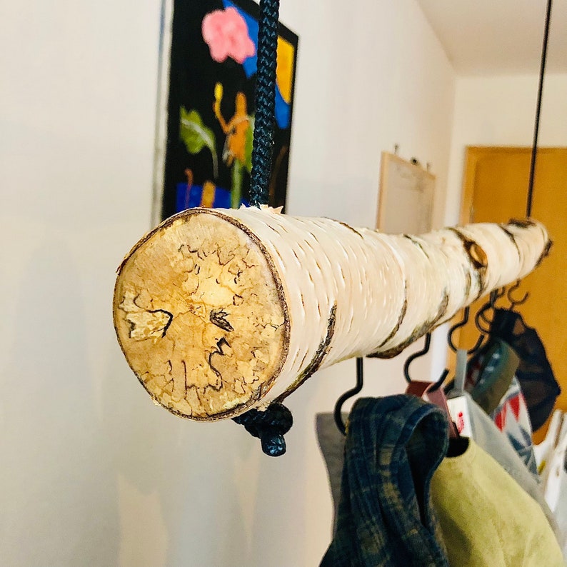 Hanging Wardrobe Birch - Clothes Rail - Birch Branch Birch Wardrobe ...