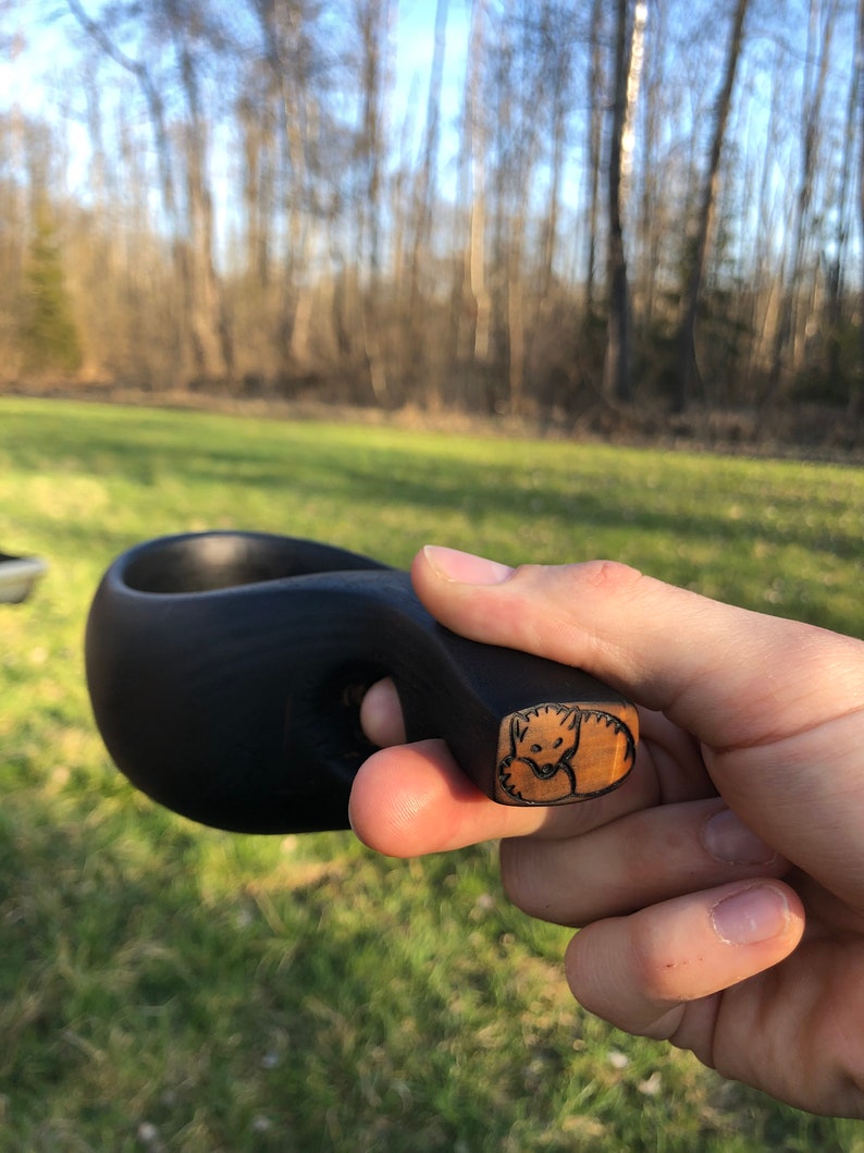 Handcarved Wooden Cup Made of Birch Wood 120 Ml, Kuksa, Camping Mug