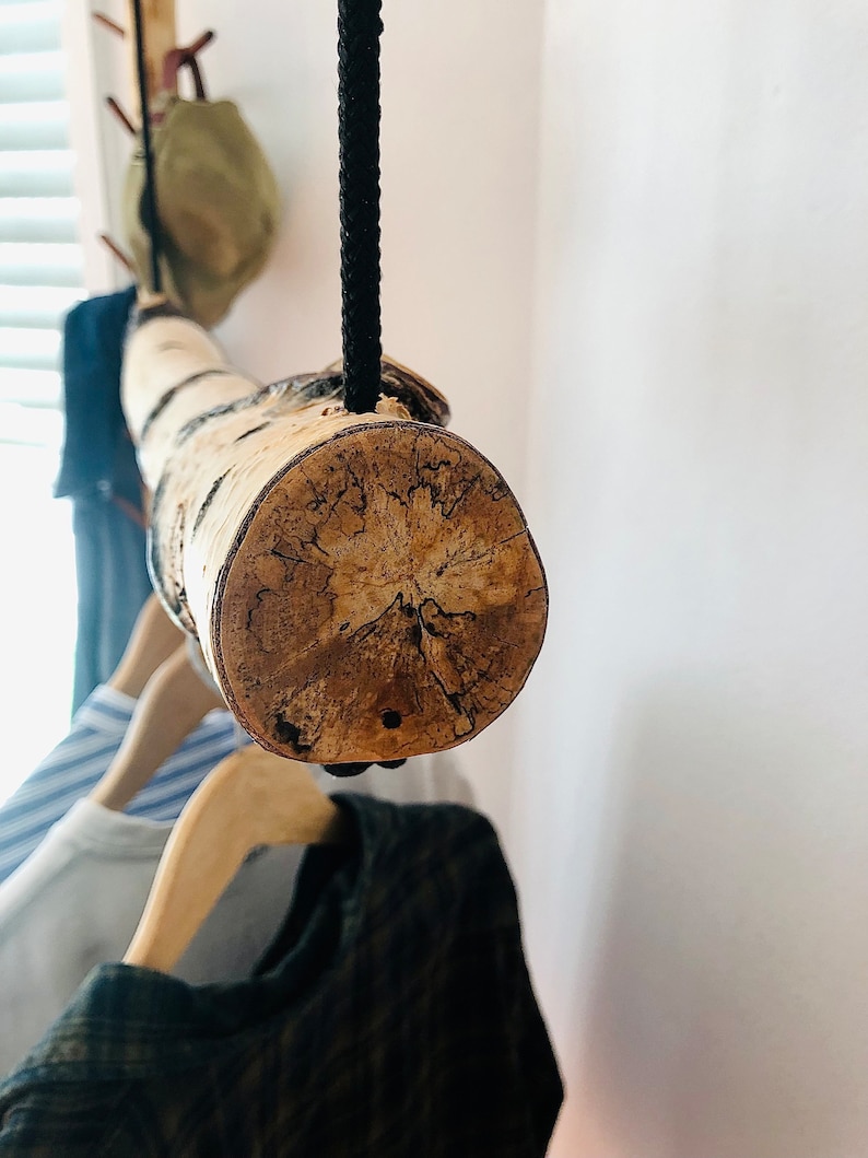 Hanging Wardrobe Birch - Clothes Rail - Birch Branch Birch Wardrobe ...