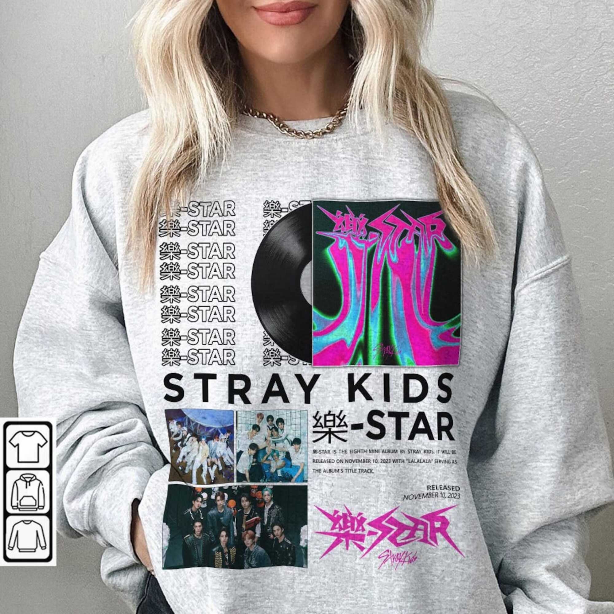 Stray Kids ROCK-STAR Album Tracklist Sweatshirt, Stray Kids 樂-STAR Shirt, Stray  Kids Skz Tee, Skz Rock Star Bang Chan, Lee Know, Changbin 