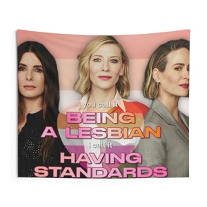 Hollywood Schauspielerin Lesbischer Gobelin - Cate Blanchett, Sarah Paulson, Sandra Bullock, LGBTQ+