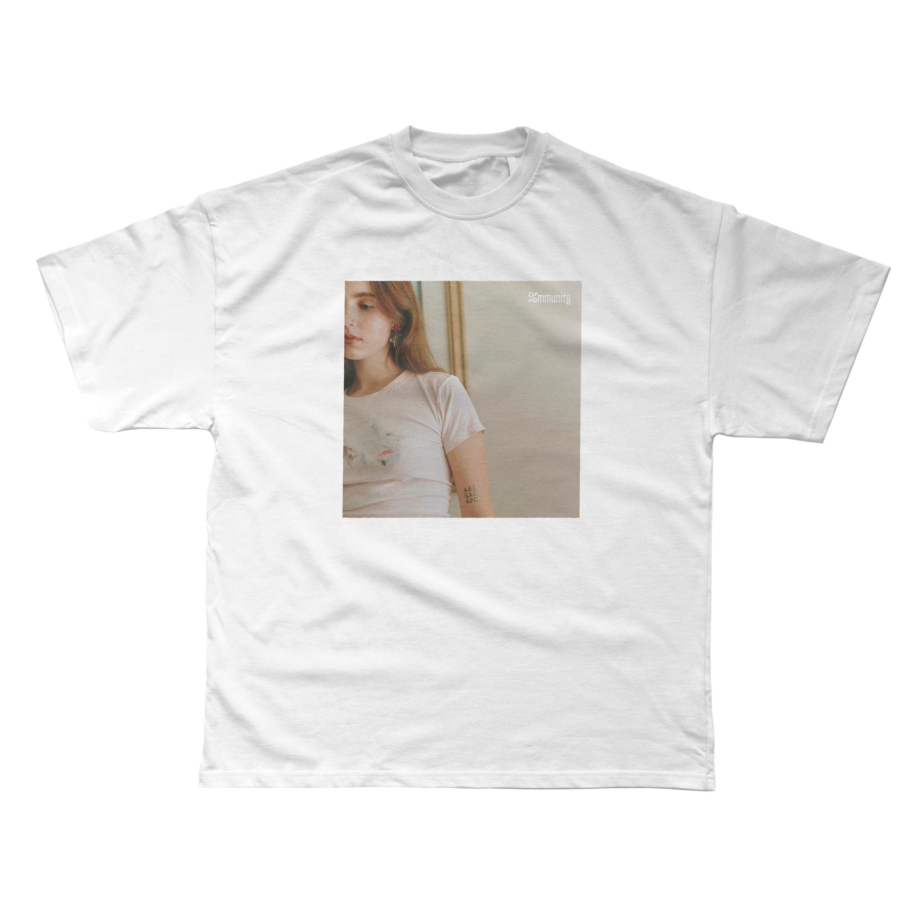 clairo immunity Tシャツ Clairo Unisex T-shirt - Immunity Album Tee - Music Graphic
