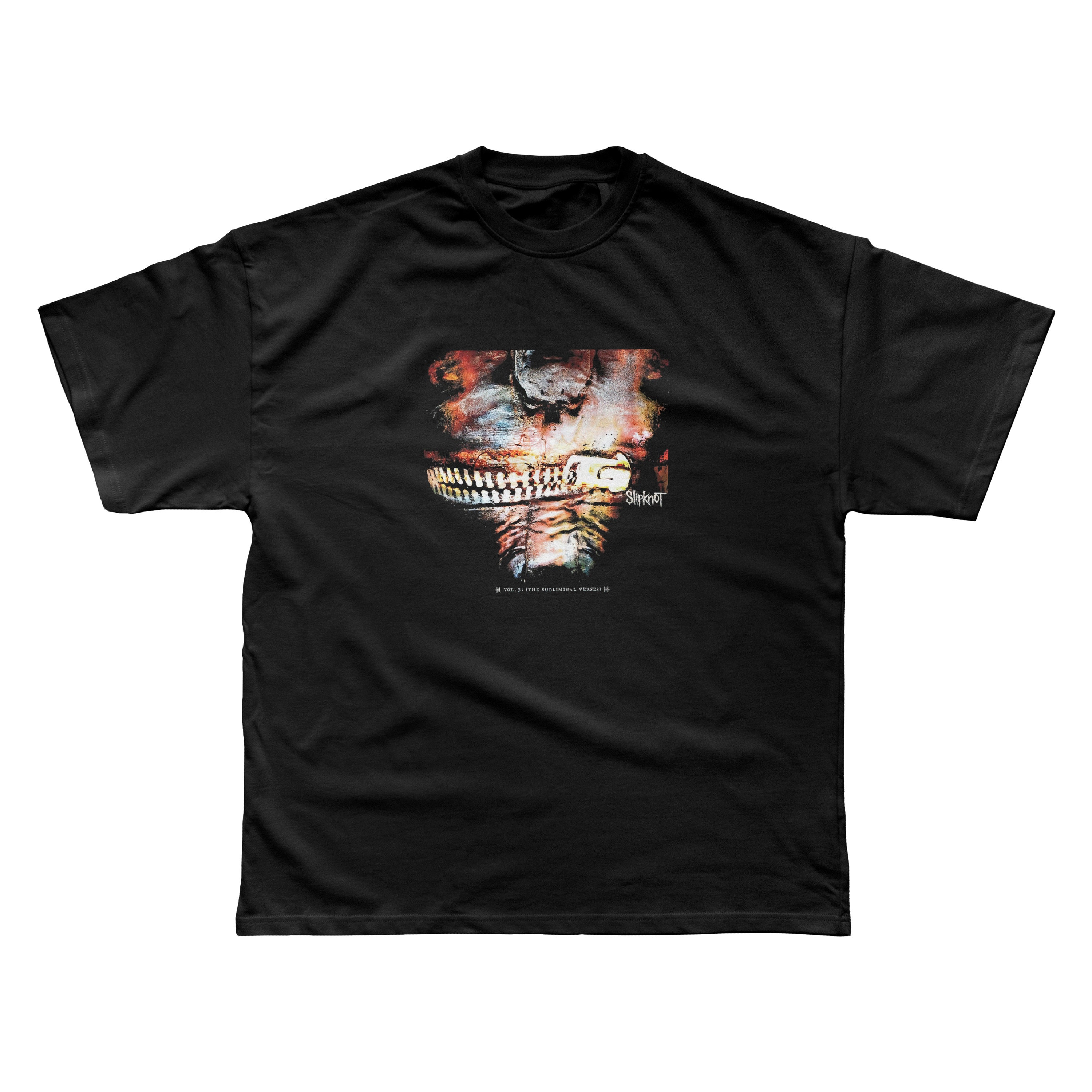 ☆関税/送料込み☆【SlipKnot】 VOL.3 オーバーサイズ Tシャツ Vol. 3 Tracklist T-Shirt - Slipknot Official Store