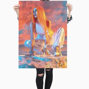 Ava Max - Heaven & Hell / Póster vertical mate premium