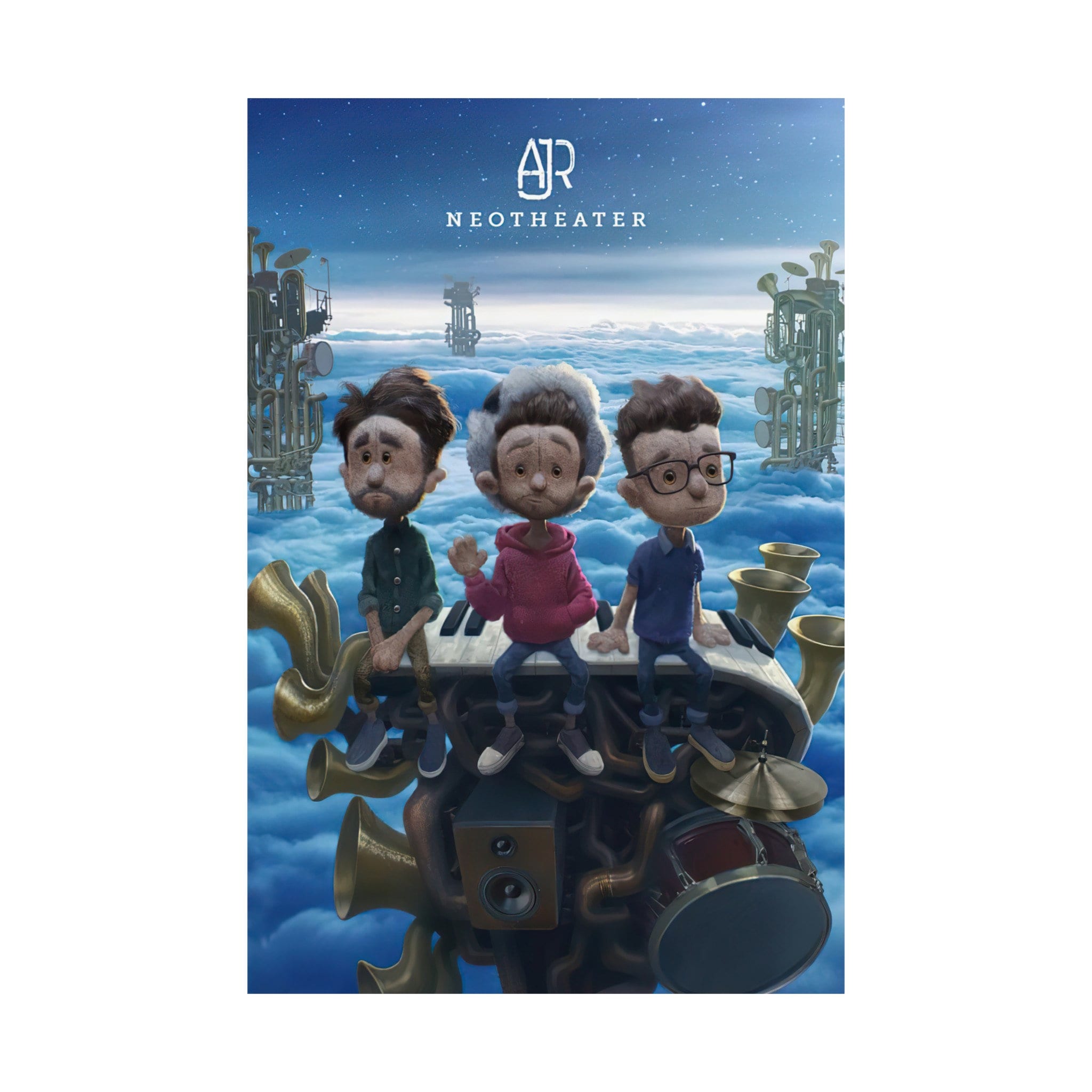 AJR - Neotheater Premium Matte Vertical Poster