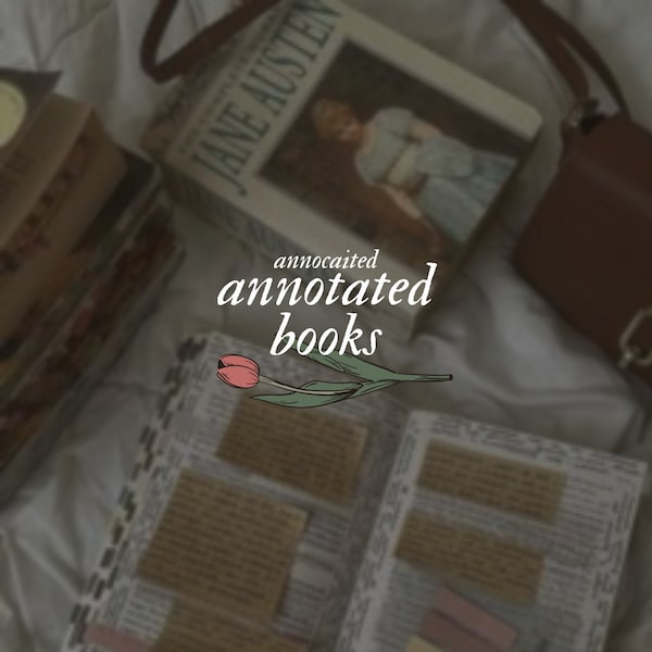 ANNOTATED BOOKS| Gifts for book lovers| Annotating| Aesthetic Books| Gifts for her| Bookish Presents| Romance Books| Book Annotation