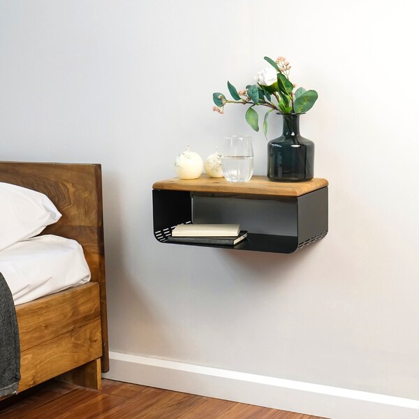 Floating Bedside Table Etsy