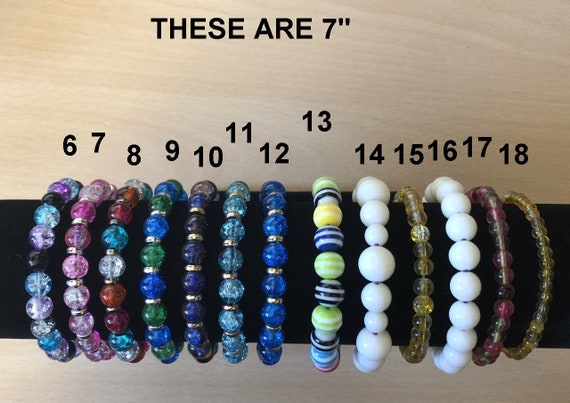 Seed Beaded Bracelets Handmade Adjustable fits wrist from 6” up to 7.5” |  eBay