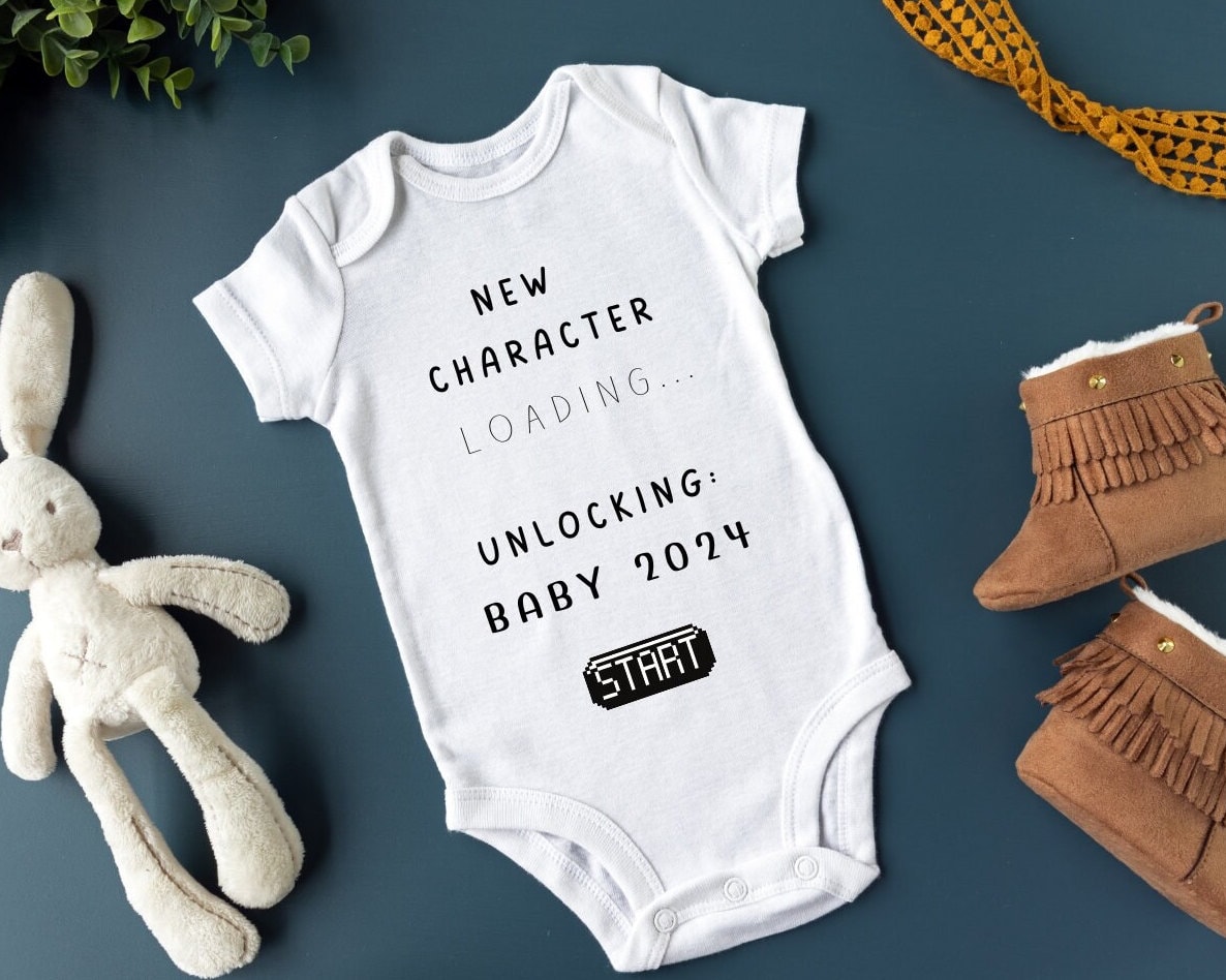 New Character Loading Baby 2024 SVG Pregnancy Announcement Etsy