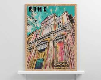 Rome Italy | European Roman Church | Travel Print | Instant Download