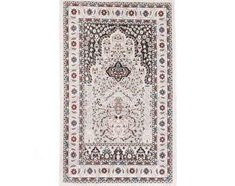 Tapete de oração muçulmano, tapete de oração islâmico, tapete de oração islâmico macio, grosso e antiderrapante, presentes para o Eid e o Ramadã.