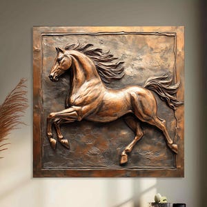 Copper Wall Art, Handmade Copper Wall Decor, Art for Home Decor, Decorative Wall Panel, Rustic Modern Copper Decor, Gift for Home