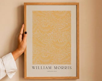 William Morris Larkspur Print – Vintage Botanical Wall Art, Cottagecore Floral Poster, English Garden Decor